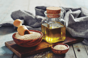 The use of sesame oil for hair