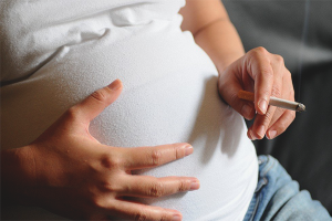 The danger of smoking in the early stages of pregnancy