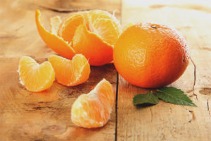 Mandarines pour l'allaitement