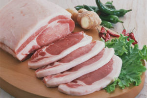 Carne de porc alimentată de sân